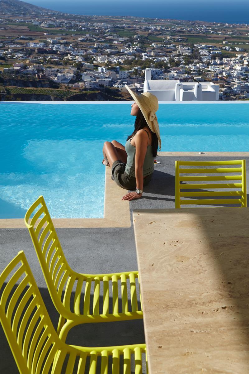 North Santorini A Luxury Spa Hotel Pýrgos Exteriör bild