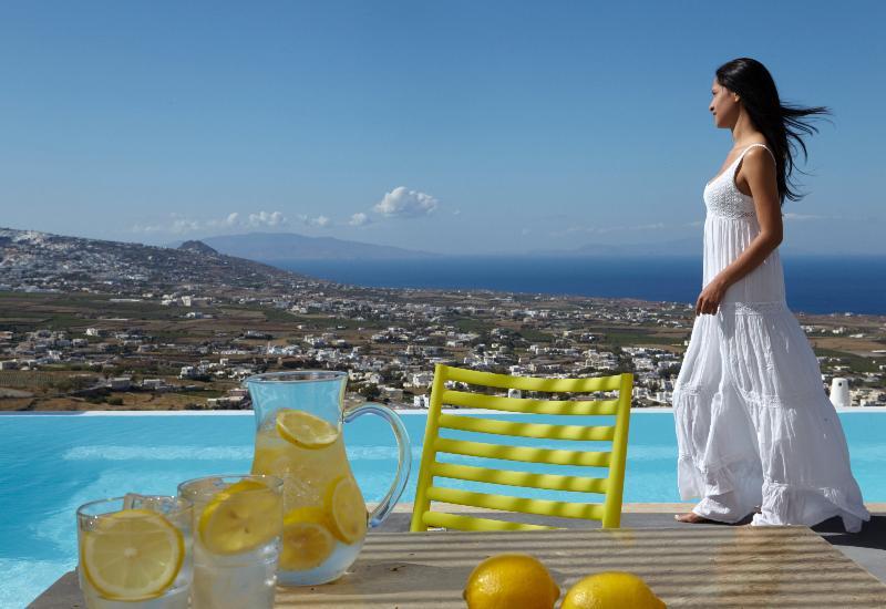 North Santorini A Luxury Spa Hotel Pýrgos Exteriör bild